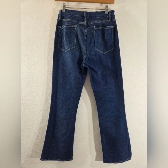 FRAME Denim Le Crop Mini Boot Bagmont Classic Cropped Bootcut Flare Stretch Jean - Picture 10 of 10